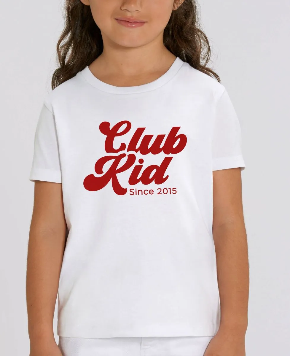 T-Shirt enfant Club Kid personnalisé (velours)