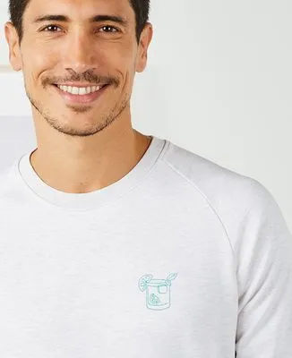 T-Shirt homme Cocktail gin tonic (brodé)