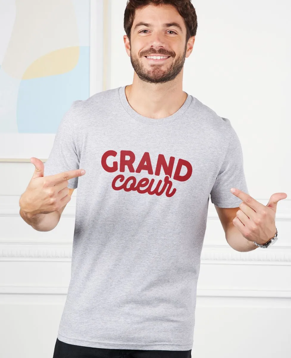 T-Shirt homme Grand coeur / Petit coeur