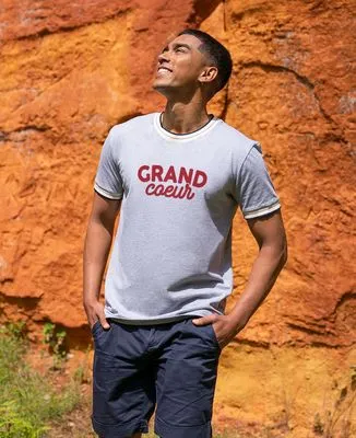 T-Shirt homme Grand coeur / Petit coeur