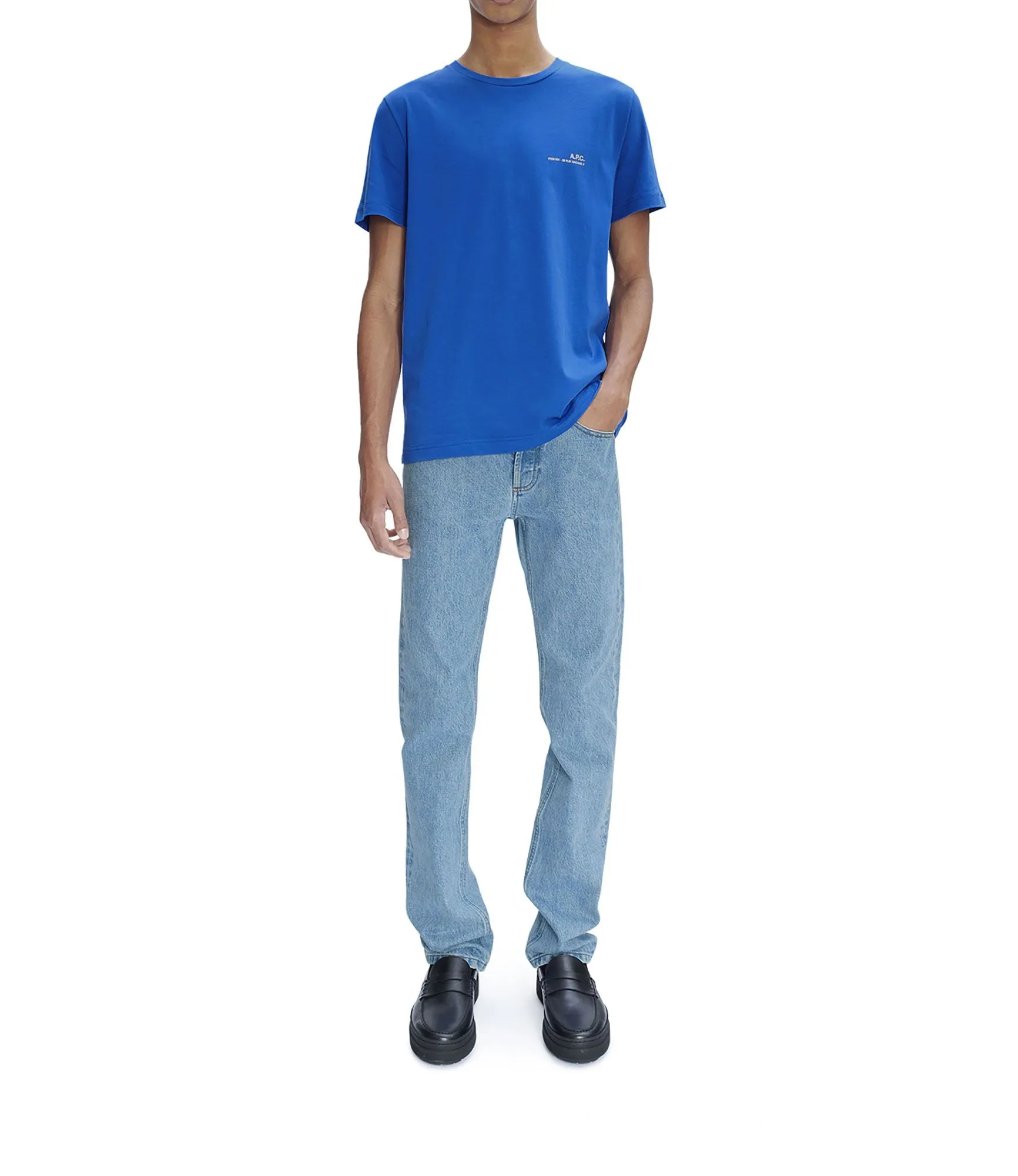 T-Shirt Item Bleu roi | A.P.C.