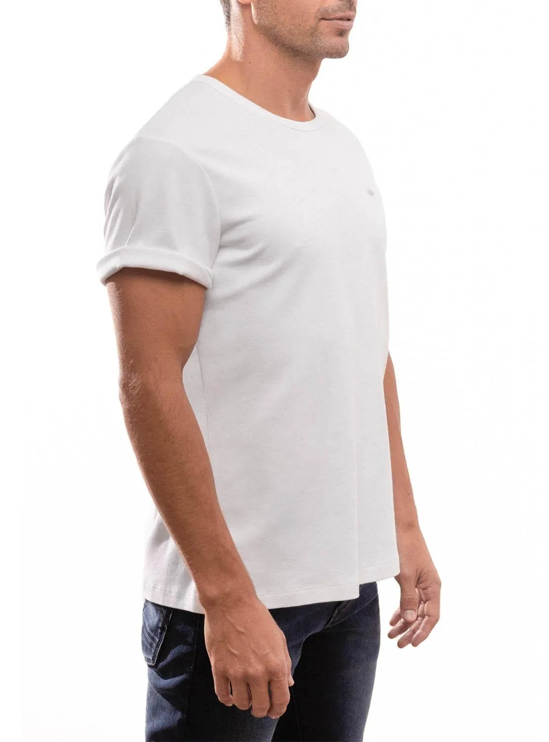 T-Shirt Klout Organic Premium Blanc pour Homme