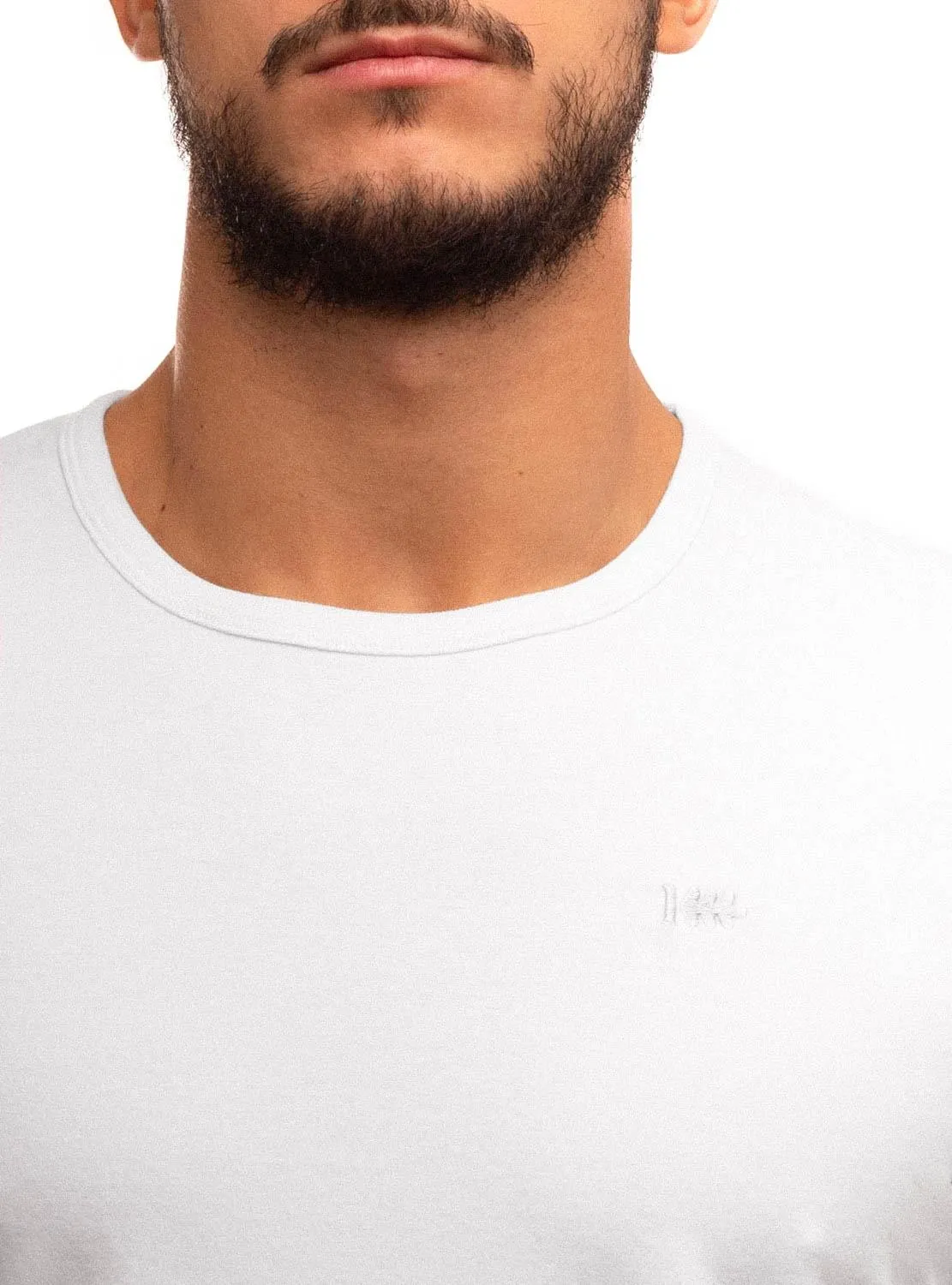 T-Shirt Klout Organic Premium Blanc pour Homme