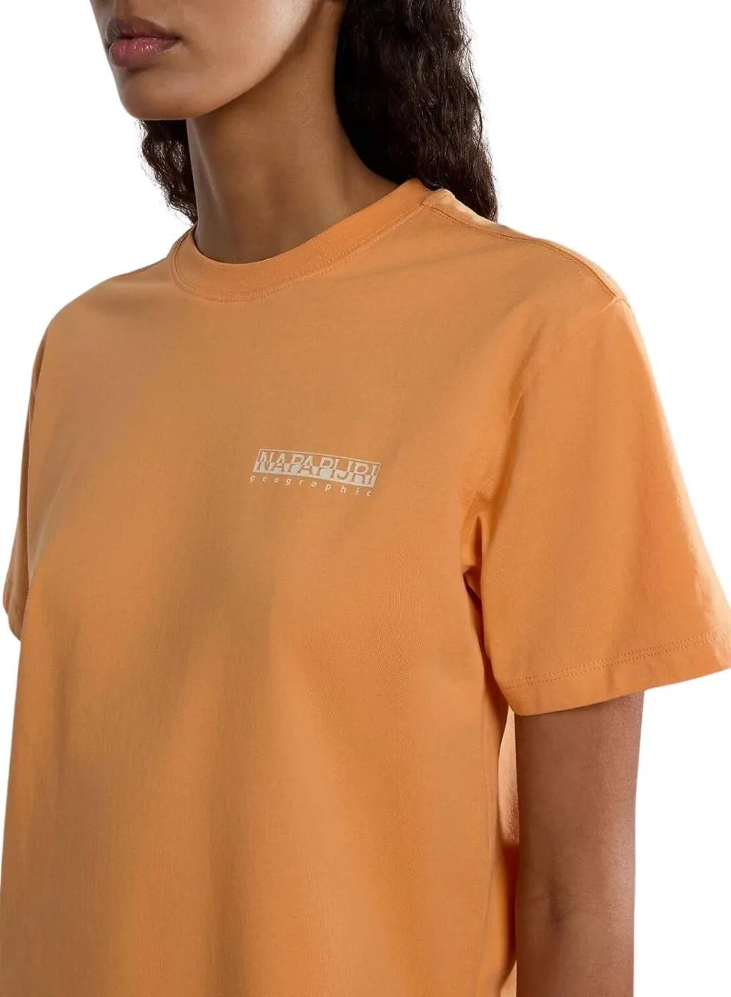 T-shirt Napapijri Faber Orange Pour Femme