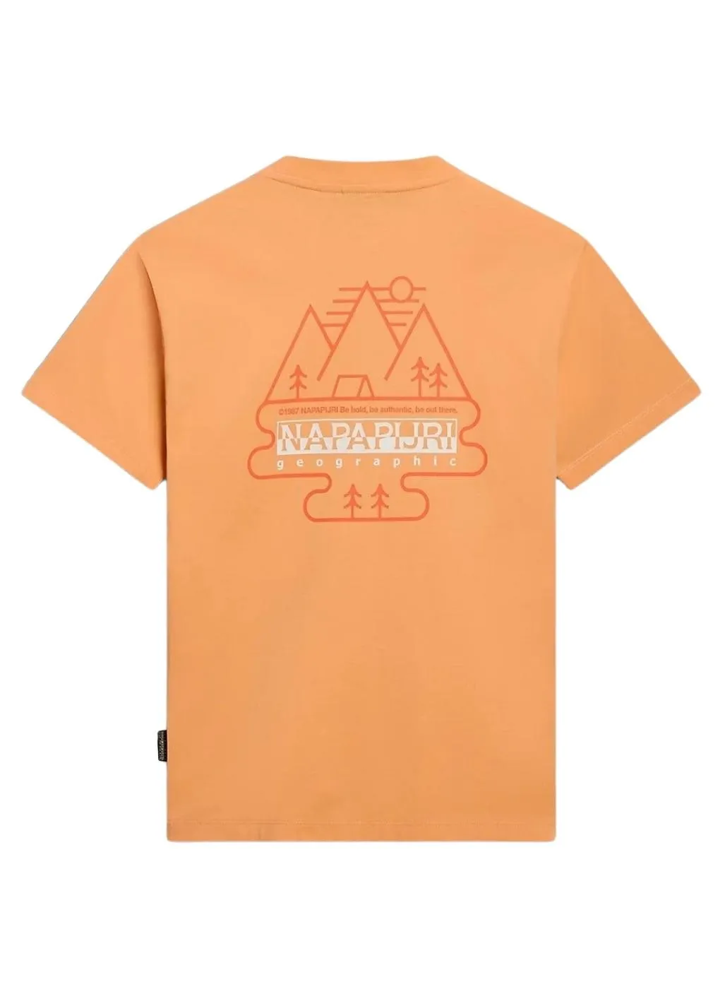 T-shirt Napapijri Faber Orange Pour Femme