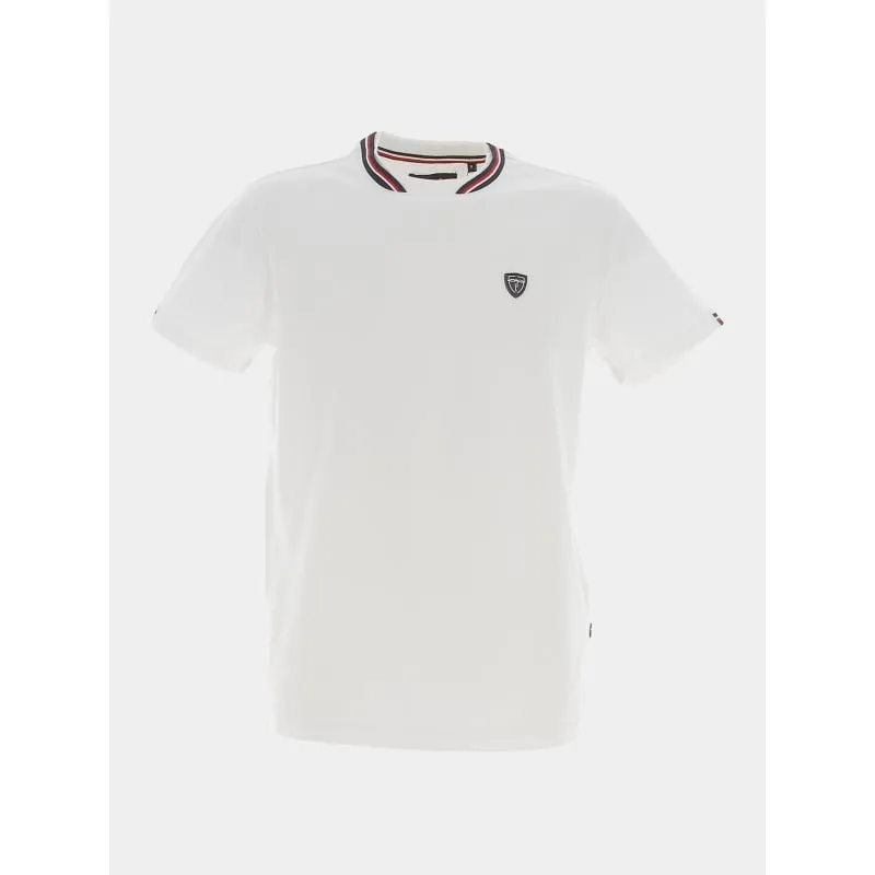 T-shirt stretch glen blanc homme - Izac | wimod