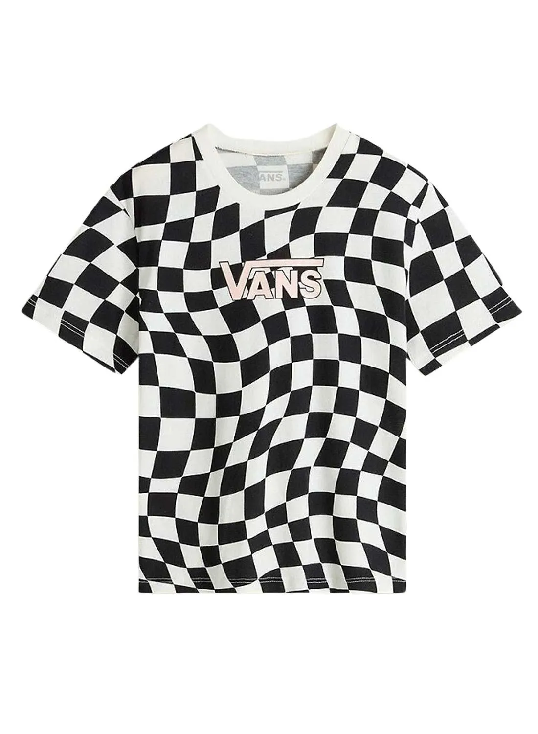 T-shirt Vans Warped 66 Check Pour Fille