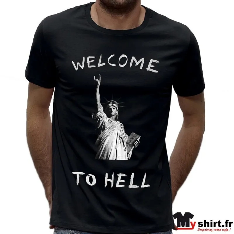 t shirt welcome to hell donald trump