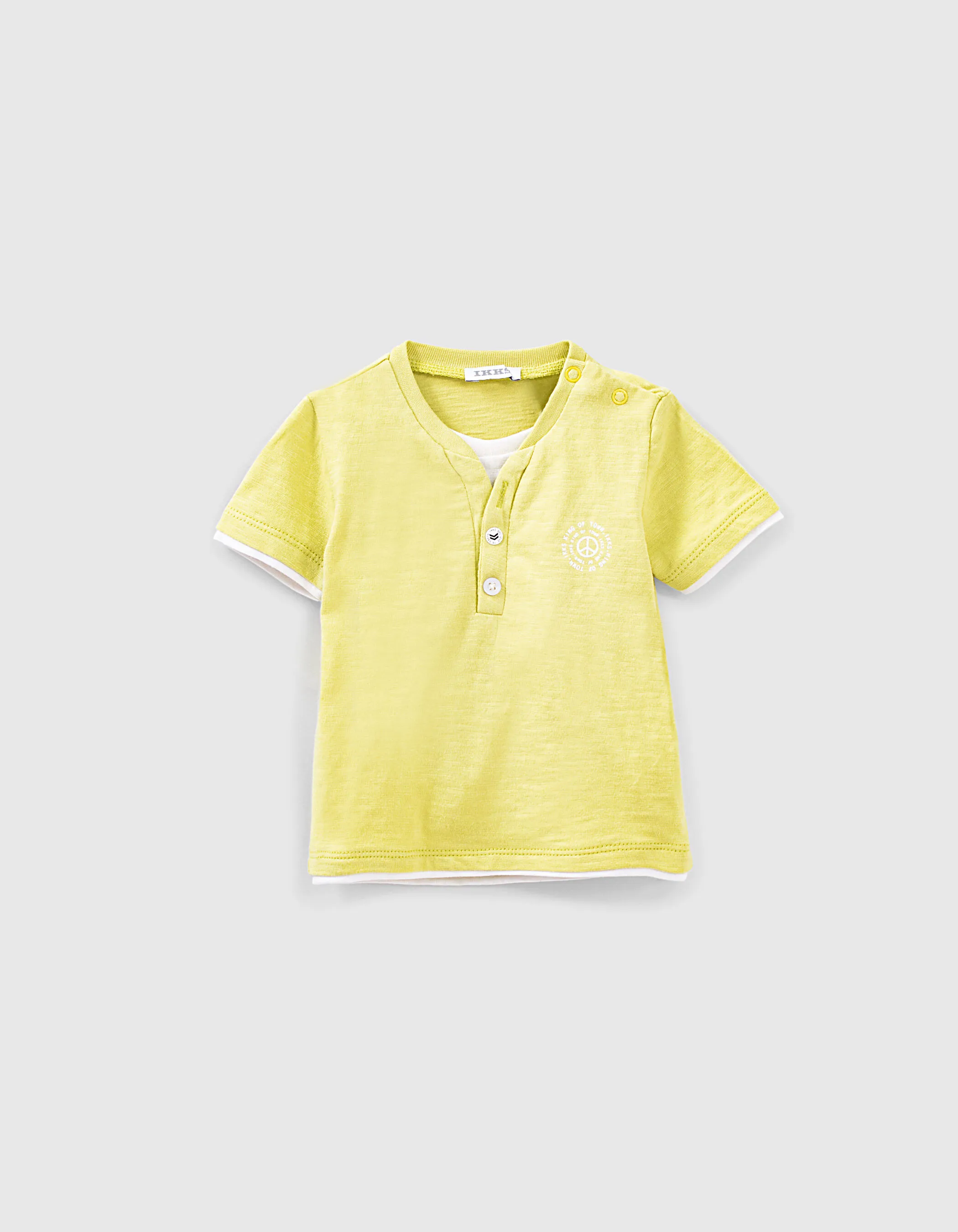 T-shirt yuzu effet trompe-l'œil bébé garçon 