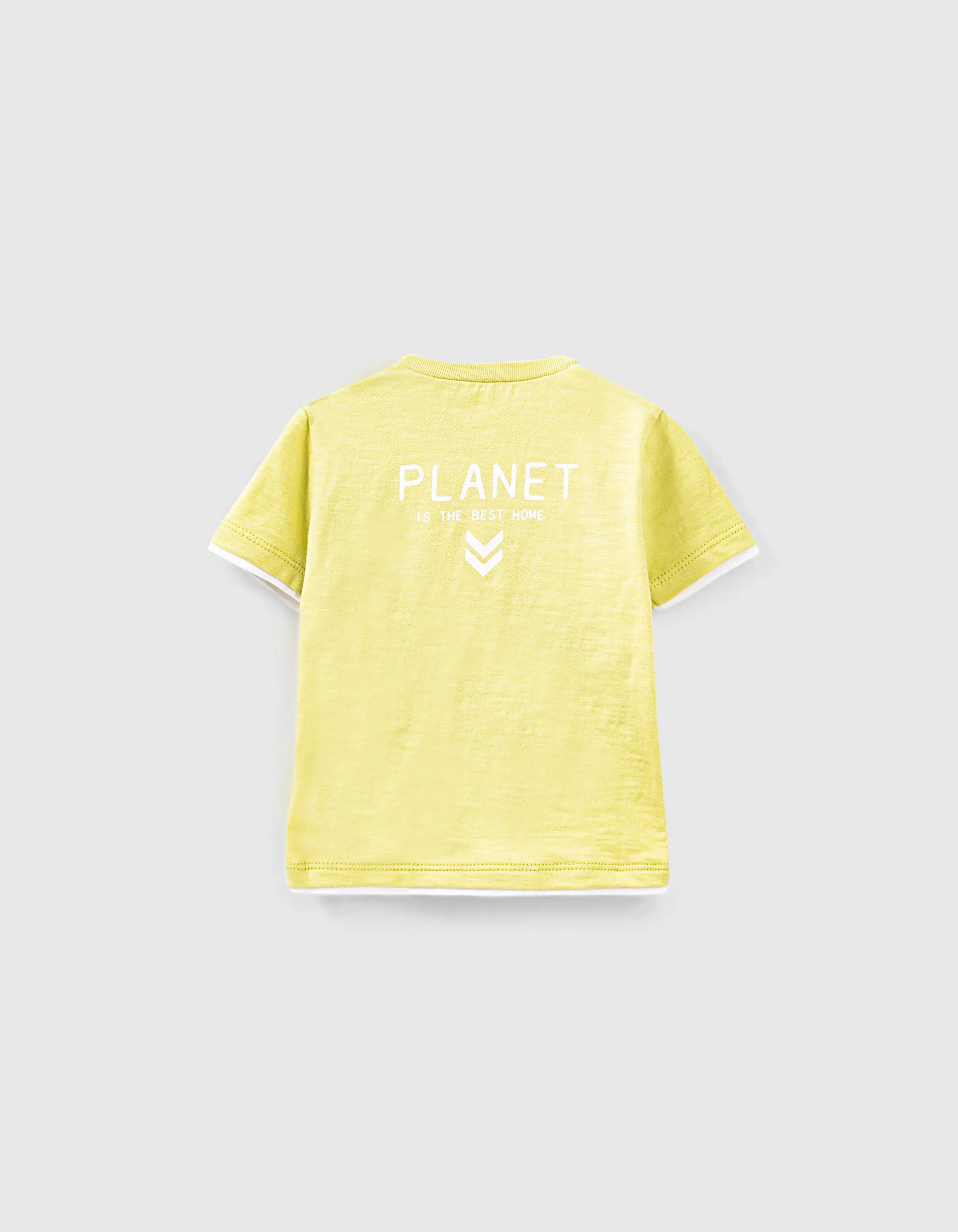 T-shirt yuzu effet trompe-l'œil bébé garçon 