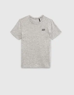 Tee-shirt gris chiné Essentiels