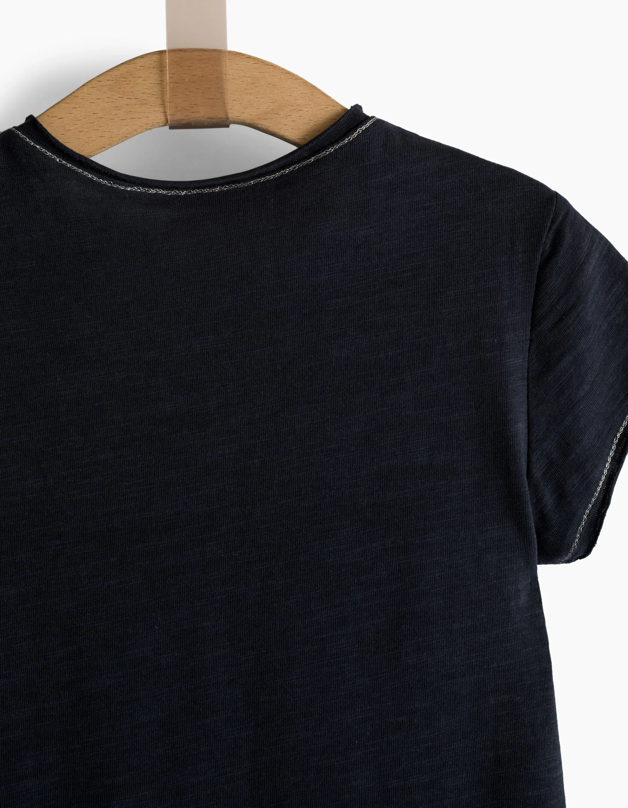 Tee-shirt navy Essentiel en coton bio fille