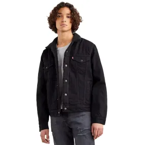 VESTE LEVIS SHERPA NOIR