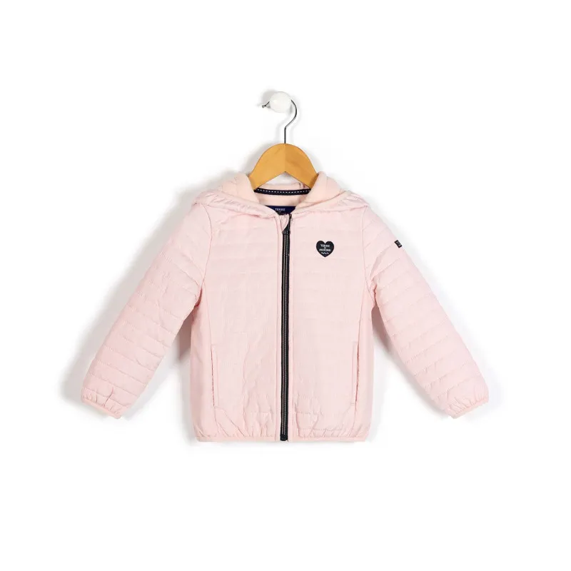 VESTE POLAIRE ROSE CLAIR QORIAL